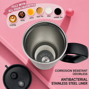 26oz Insulated Tumbler with Handle & Straw