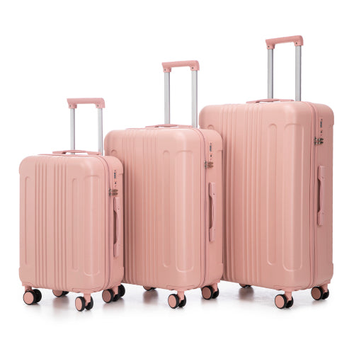 Striped luggage detail