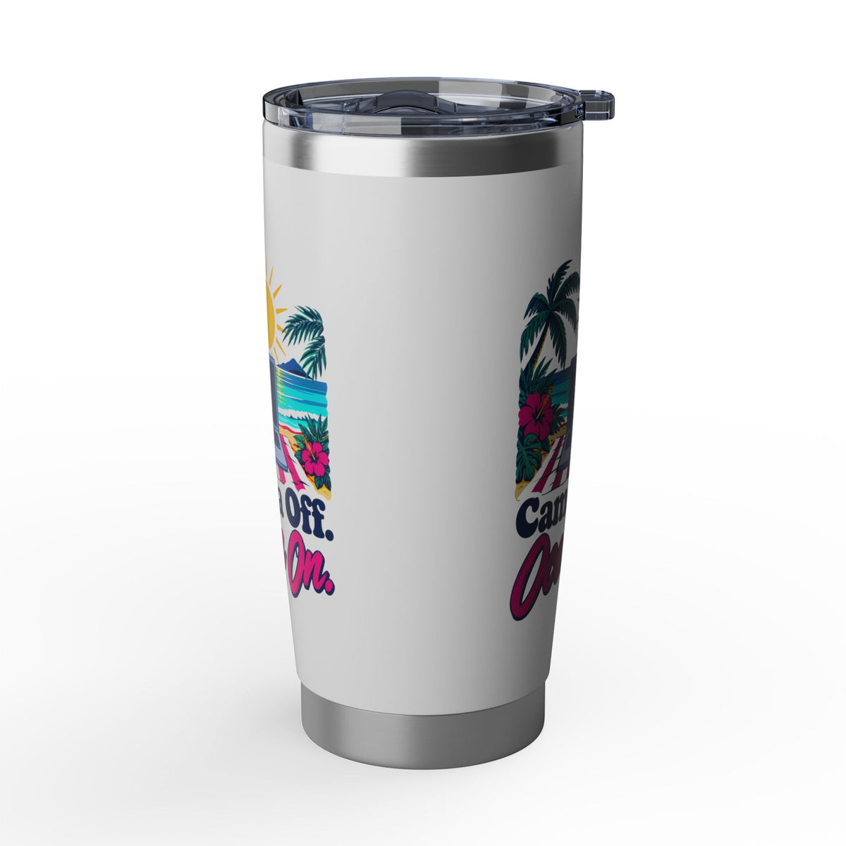 Camera Off. Ocean On. 20oz Tumbler