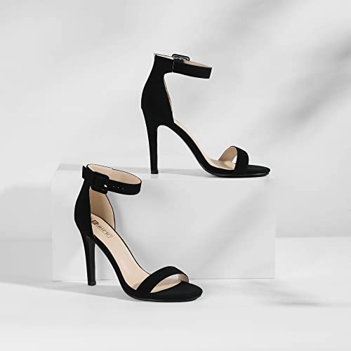 Ankle-Strap Stiletto Sandals (12 Colors)