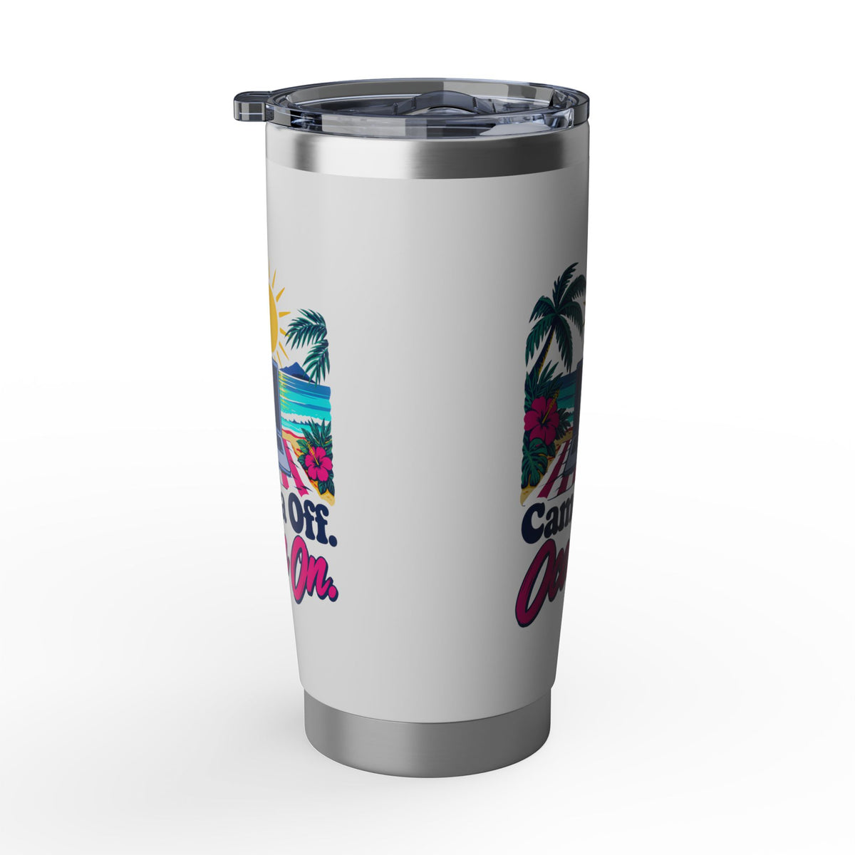 Camera Off. Ocean On. 20oz Tumbler