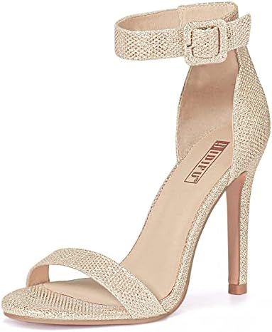 Ankle-Strap Stiletto Sandals (12 Colors)