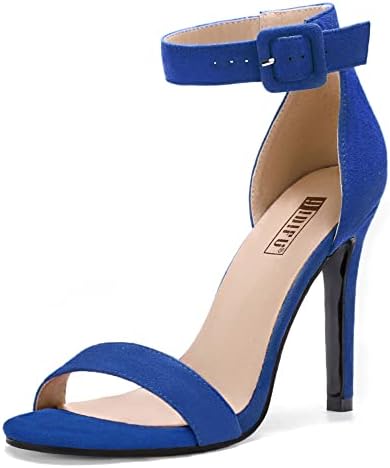 Ankle-Strap Stiletto Sandals (12 Colors)