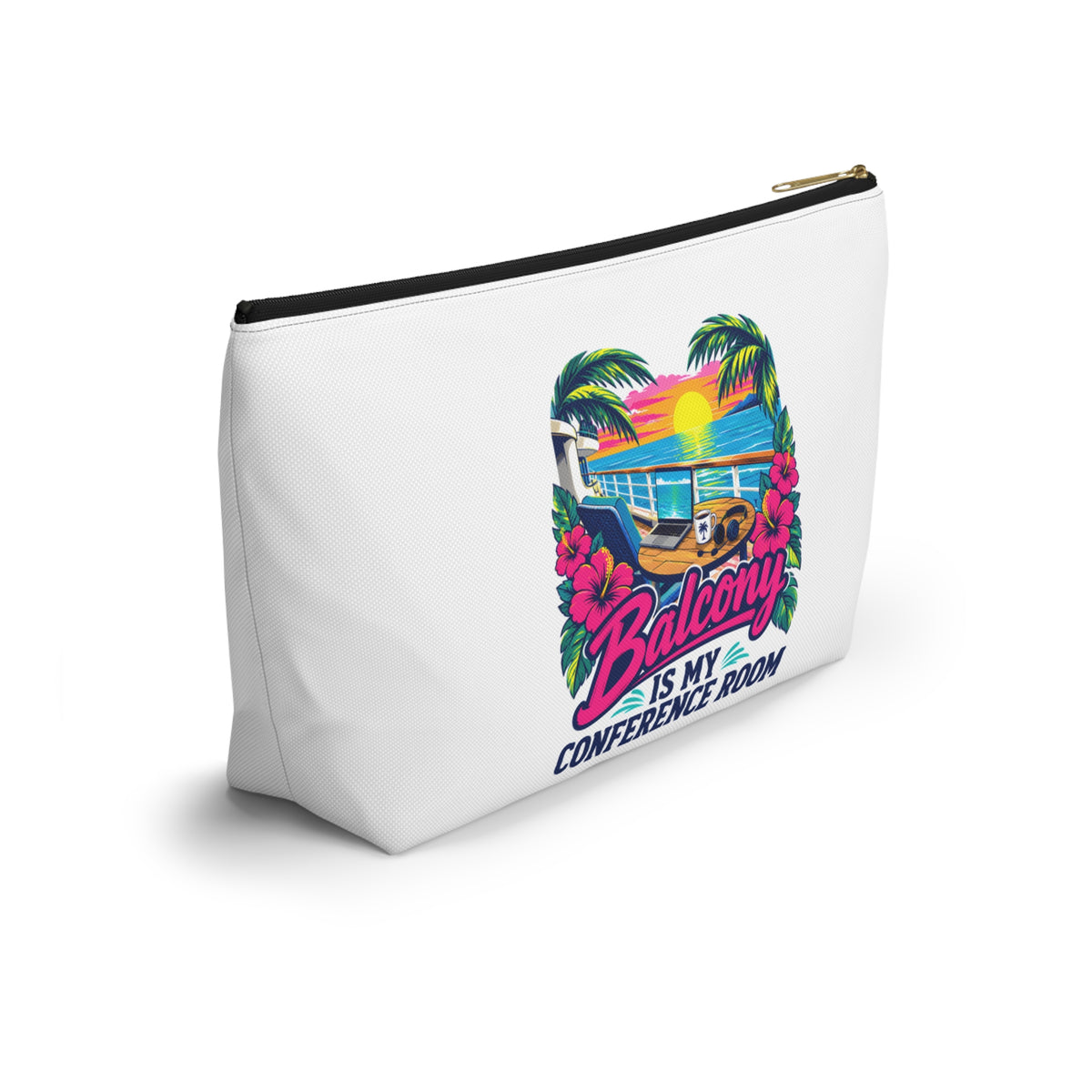 Balcony Is My Conference Room Zipper Pouch