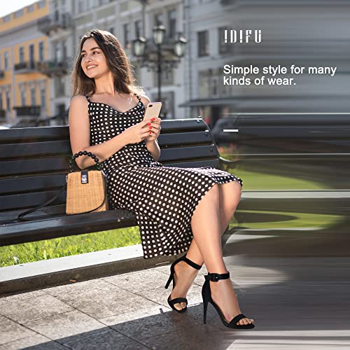 Ankle-Strap Stiletto Sandals (12 Colors)