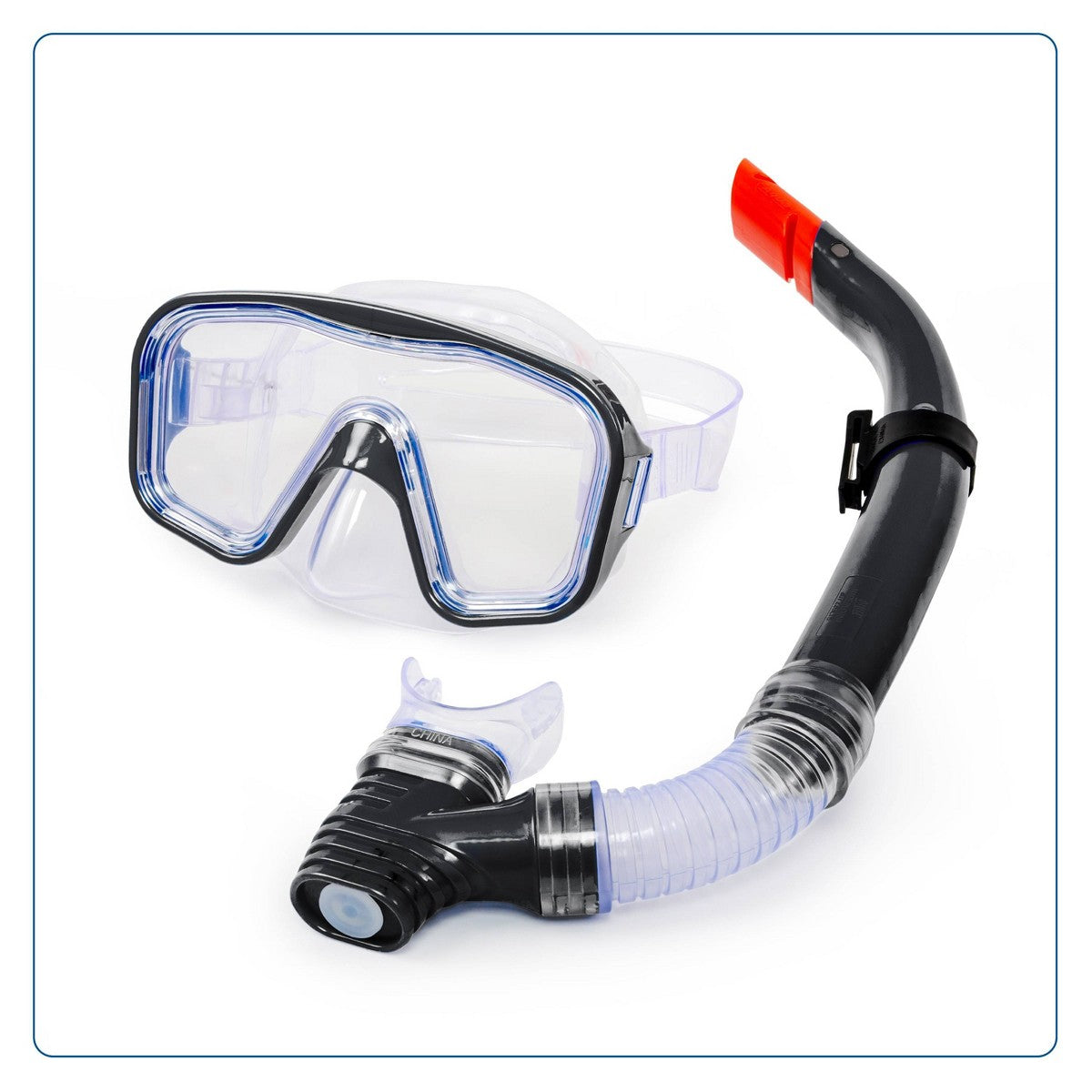 Aqua Leisure Adult Mask & Snorkel Set (Latex-Free)