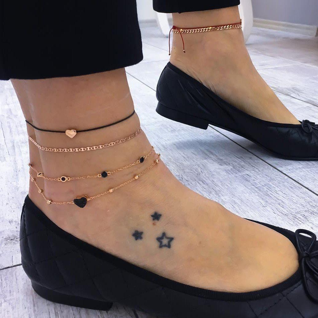 Boho Layered Anklet Set (18 Styles)