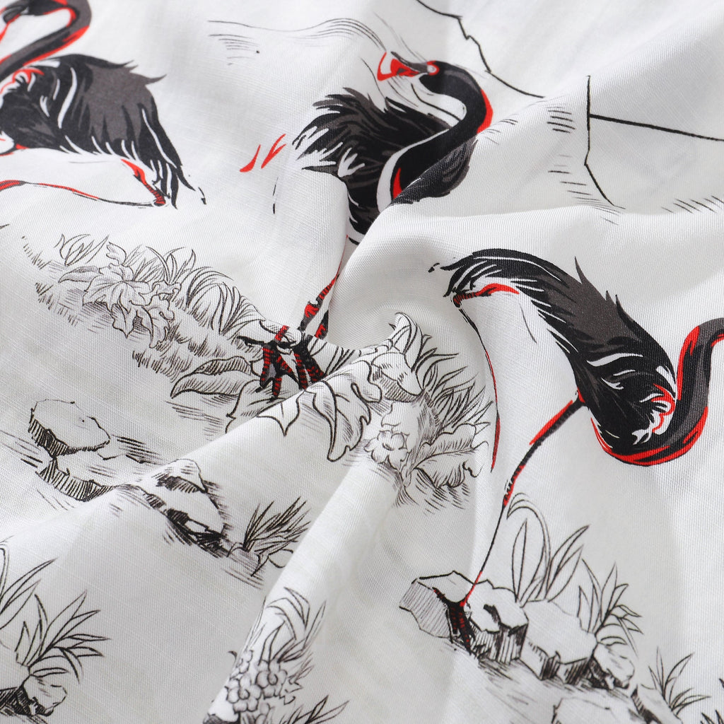 1950s Vintage Flamingo Aloha Shirt (Men's)