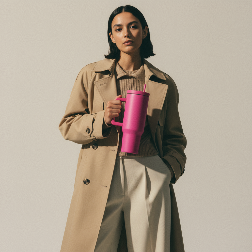 40oz Cold Cup Tumbler with Handle