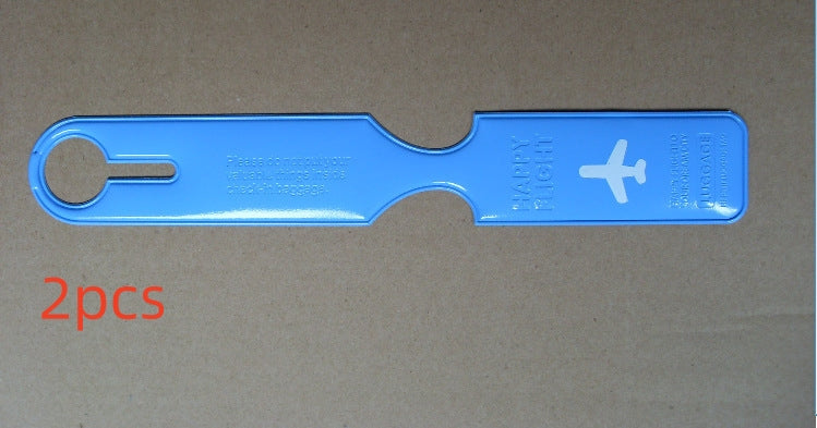 Bright Luggage Strap Tags (2-Pack) - Sky Blue