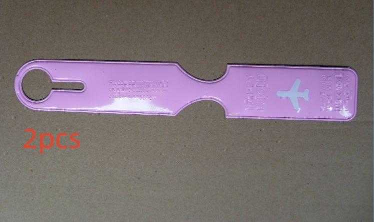 Bright Luggage Strap Tags (2-Pack) - Pink