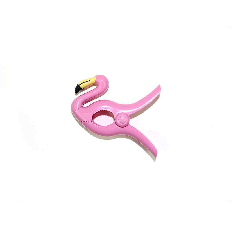 Beach Towel Clips - Flamingo