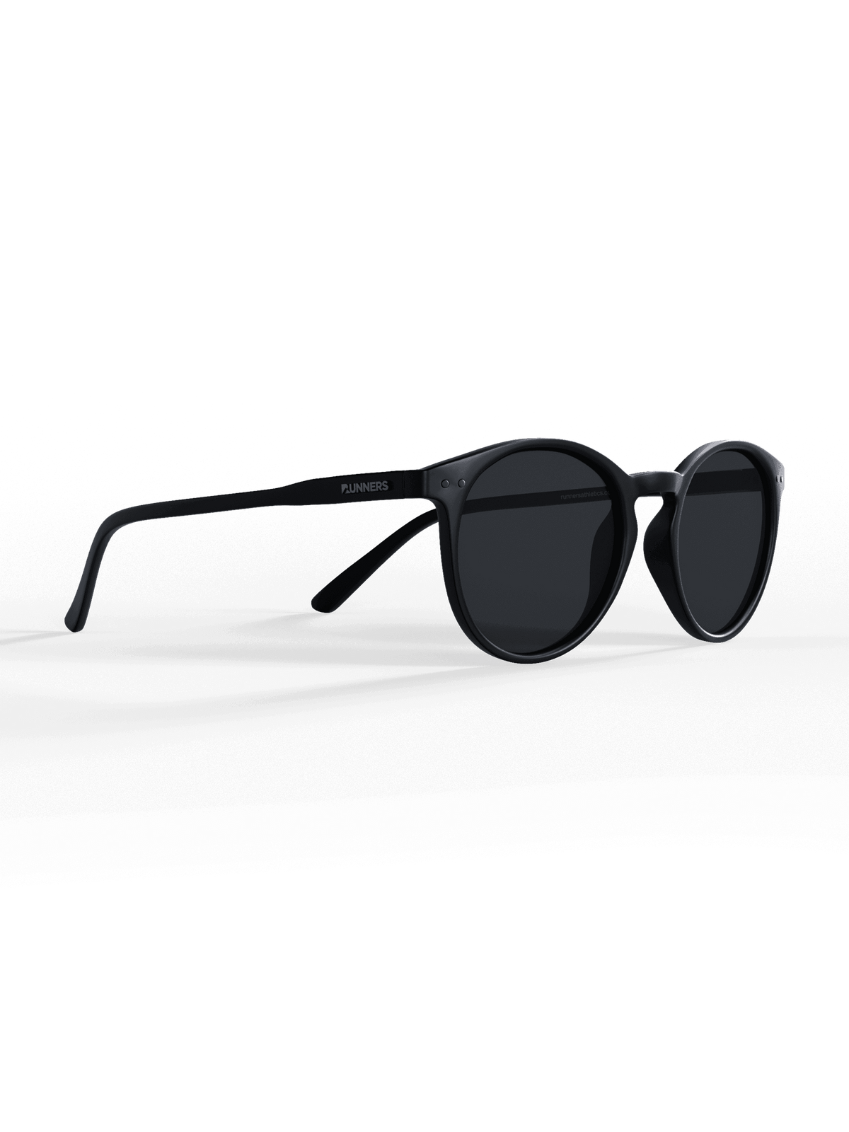 Black Round Polarized Sunglasses