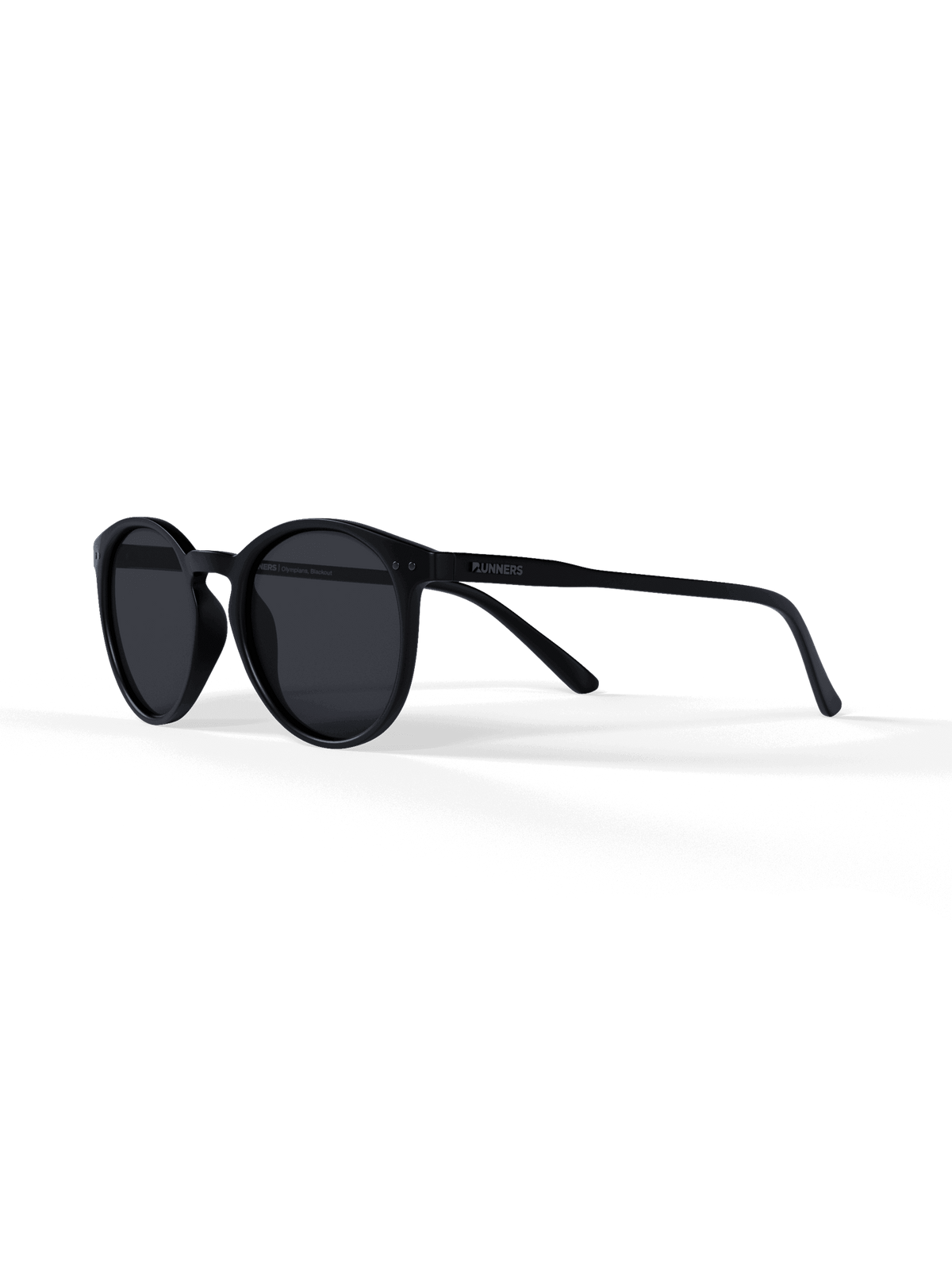 Black Round Polarized Sunglasses