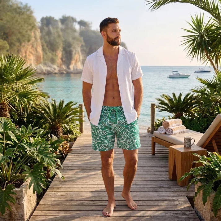 Capelle Miami Arctic White Resort Shirt (Modern Fit)