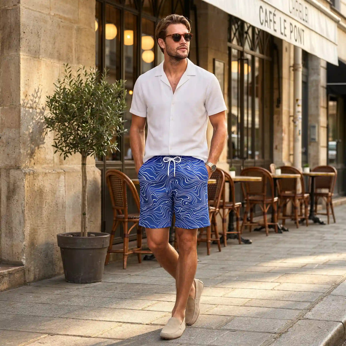 Capelle Miami Arctic White Resort Shirt (Modern Fit)