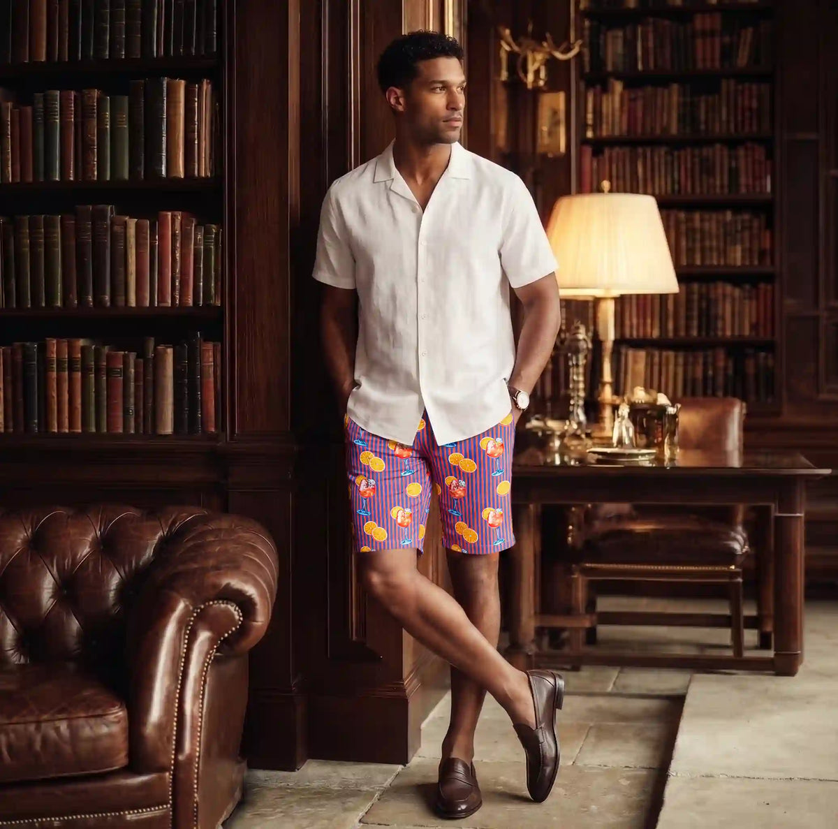 Capelle Miami Arctic White Resort Shirt (Modern Fit)